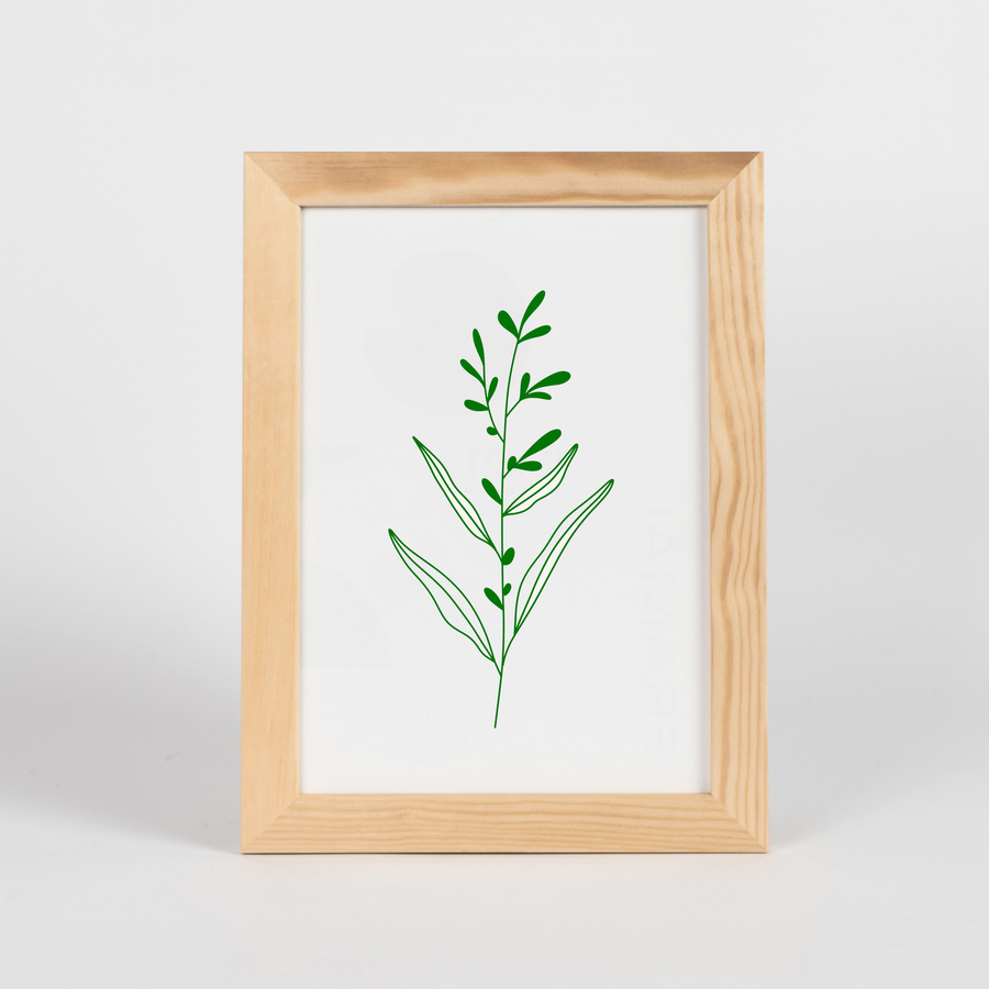 Ramka z drewna surowego na zdjęcia RAW 15x21 cm