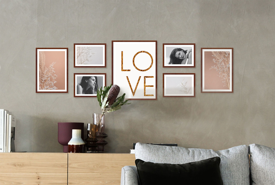 Zestaw ramek PINIA 3 GF0017 - galeria ramek na 7 zdjęć