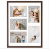 Foto galeria 30x40 cm na 5 zdjęcia o wymiarach 10x15 cm w brązowy kolorze