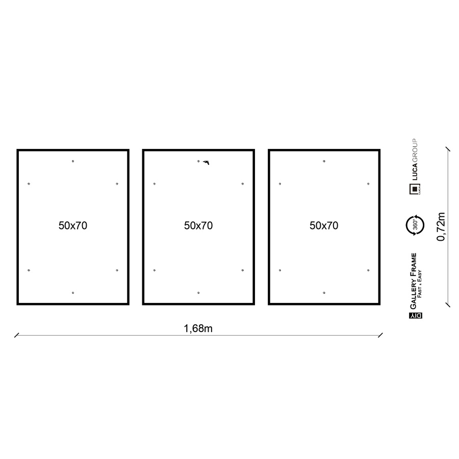 Zestaw ramek FDM M1 GF2001 - galeria ramek na 3 zdjęcia
