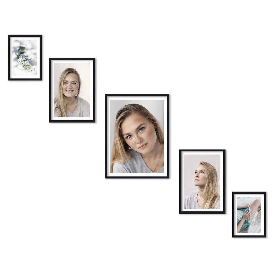 Zestaw ramek PINIA 2 GF0031 L- galeria ramek na 5 zdjęć