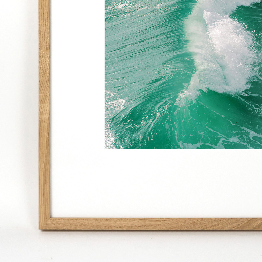 Dębowa ramka na zdjęcia w rozmiarze 40x40 cm