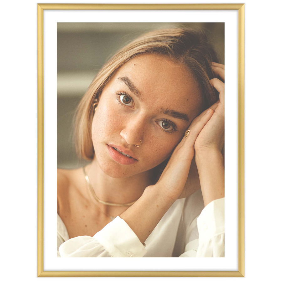 Ramka aluminiowa ROYALL Złote 30x40 cm
