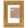 Ramka drewniana MEZZANE 2098, szlachetna ozdobna fotoramka na zdjęcia, plakaty lub obrazy - kolor złoty spękany