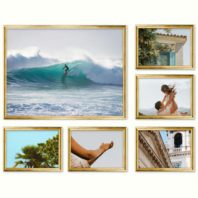 Zestaw złotych ramek galeria HIT 1 Z GF0002