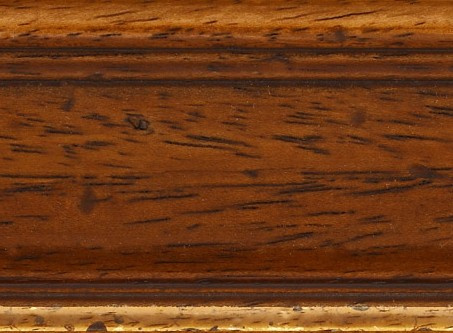 Rama do obrazów, zdjęć, plakatów oraz luster na wymiar LUCA #1644. Prosta ozdobna, drewniana oprawa - kaseta kolor brązowy