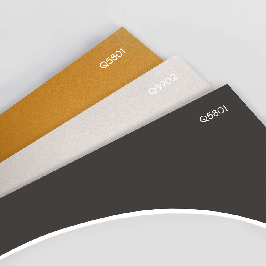 Passe partout 10x15 (6x9) OWAL CZARNE BLACK LUCA Q5801