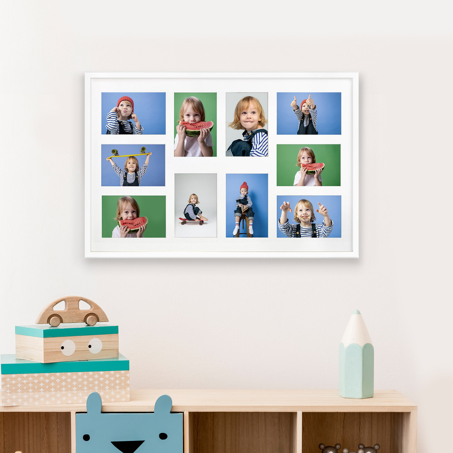 Foto galeria na 10 zdjęć White 40x60 10x15