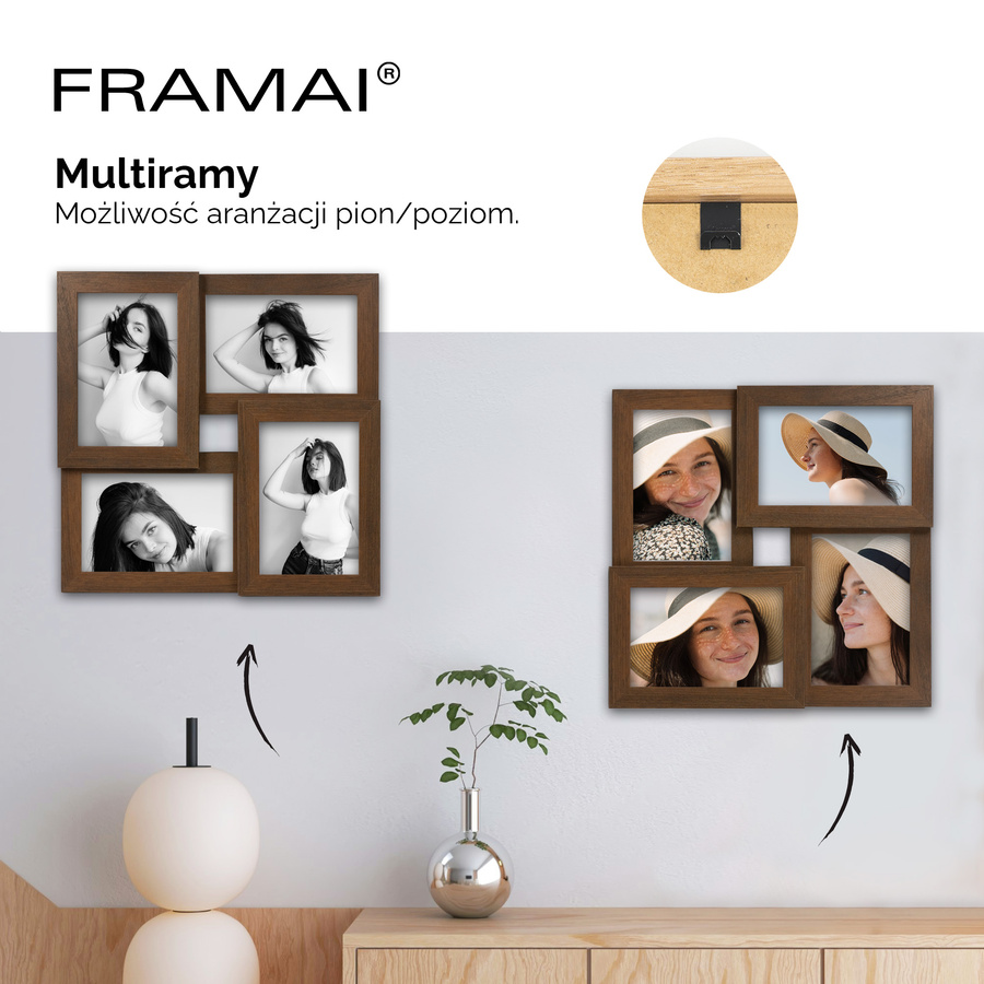 Multirama MULTI HEN 4 ramka na zdjęcia