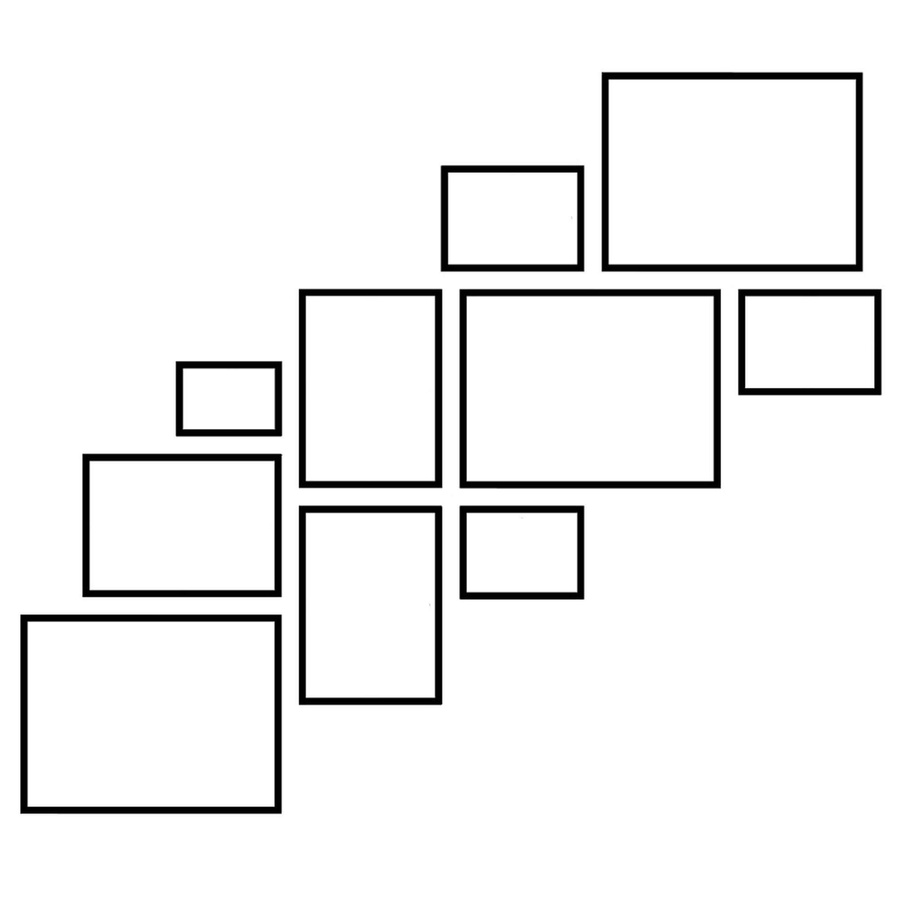 Zestaw ramek PINIA 3 GF0033 R - galeria ramek na 10 zdjęć