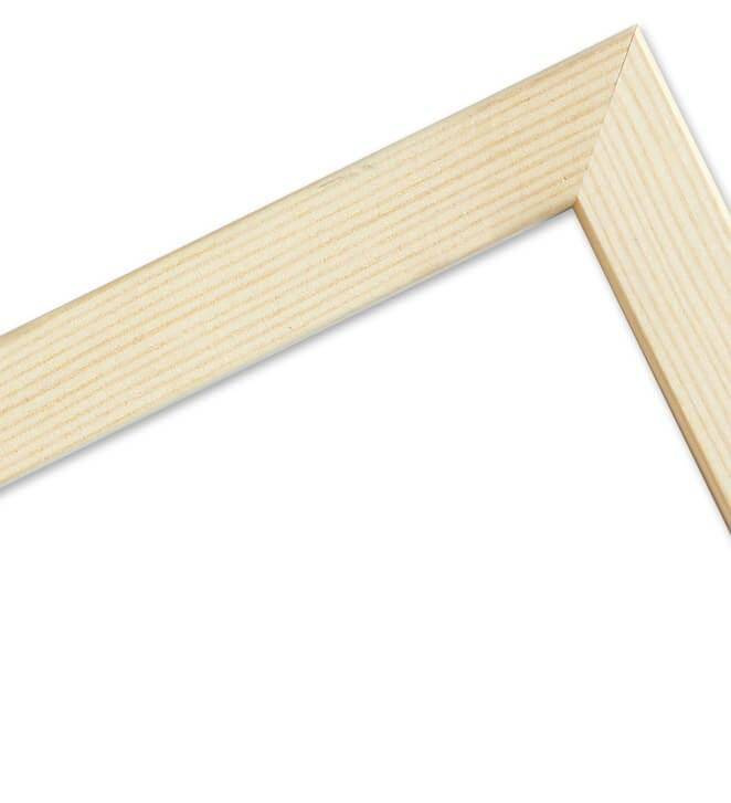 Ramka z drewna surowego CRUDO 1703, prosta i naturalna fotoramka na zdjęcia, plakaty lub rysunki