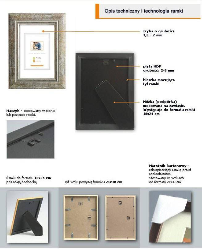 Ramka drewniana QUERO 2065 13x18 cm