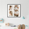 Foto galeria 50x50 cm na 5 zdjęć o wymiarze 15x21 cm kolor czarny