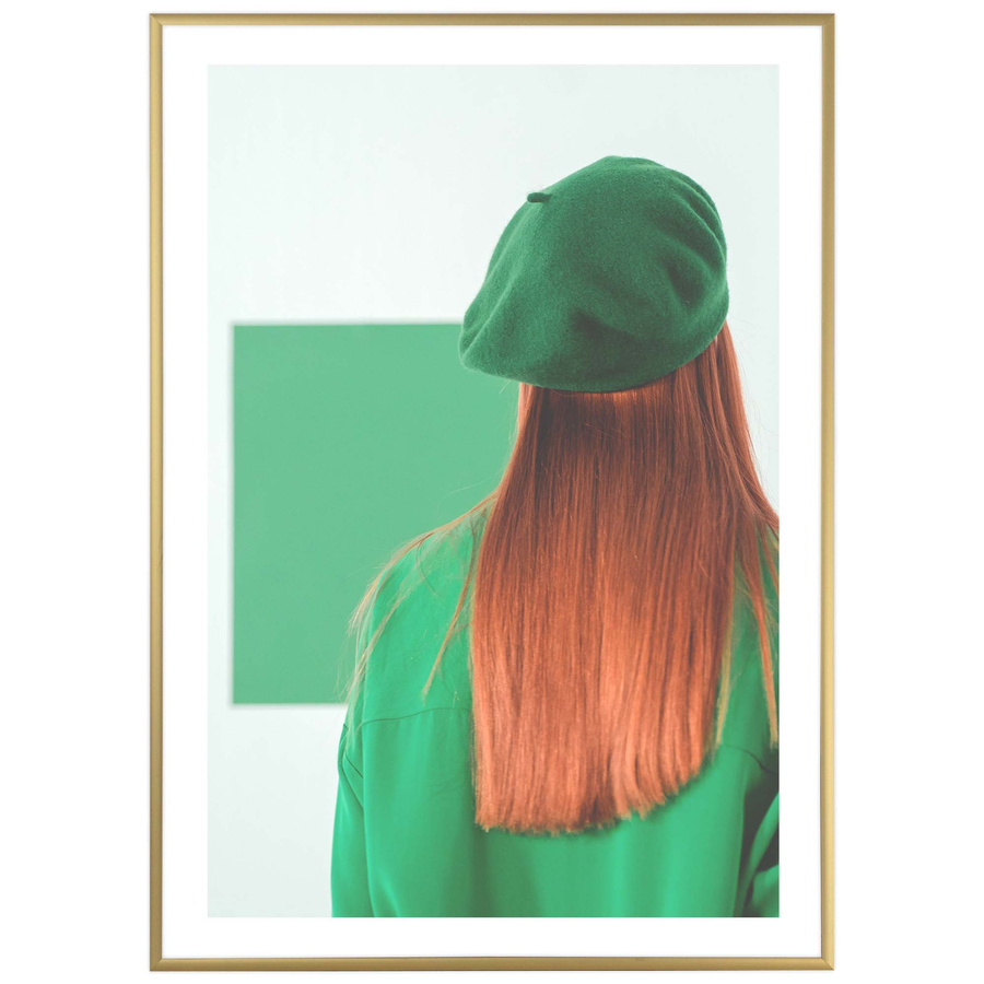 Ramka aluminiowa ROYALL Złota 50x70 cm