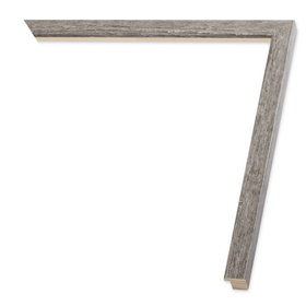 Rama do obrazów, zdjęć, plakatów oraz grafik na wymiar LUCA #2816. Płaska nowoczesna, drewniana oprawa - kolor szary