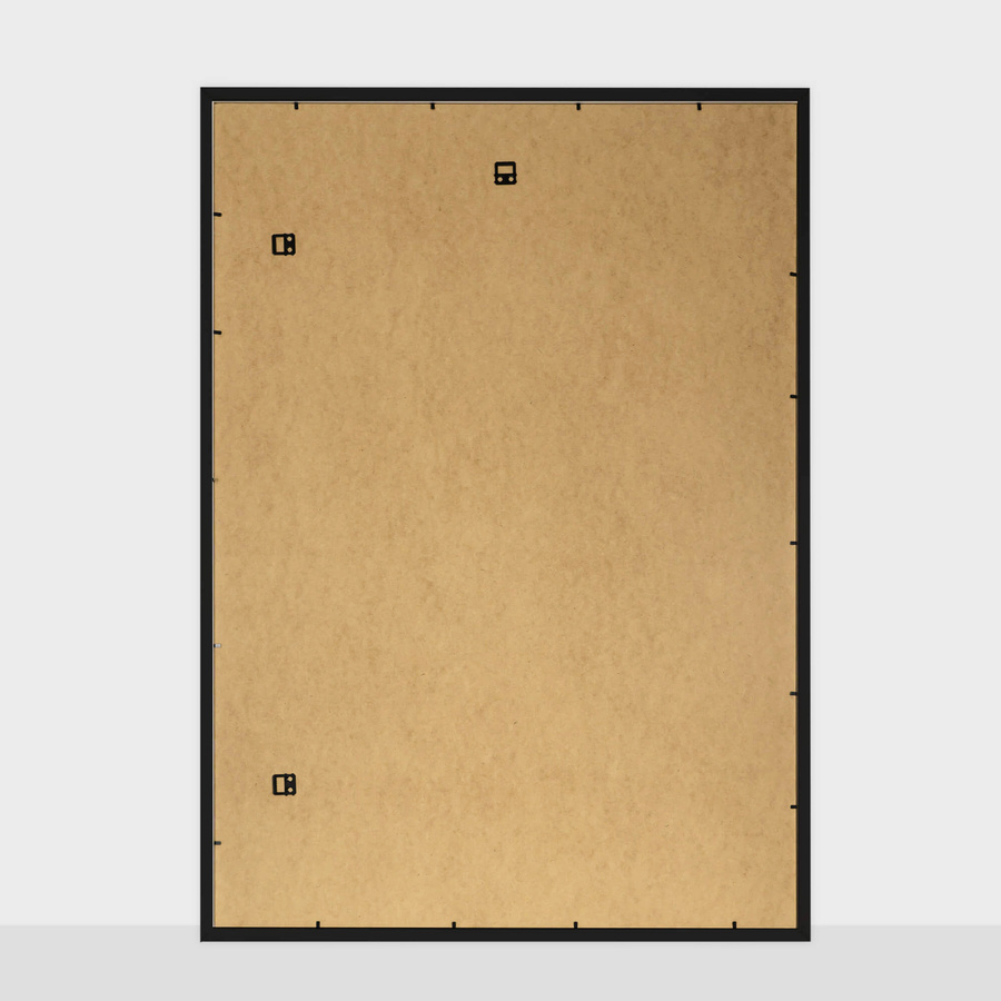 Ramka z passe partout na zdjęcia w rozmiarze 70x100 cm z okienkiem passe partout 60x80 cm