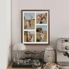 Foto galeria brązowa 24x30 cm na 4 zdjęcia o wymiarach 10x15 cm 10x10 cm