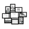 Multirama drewniana Black 91, zestaw ramek 8 X 10x15 cm, 1 X 13x18 cm - czarna
