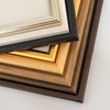 Ramka drewniana PRESTO 1858, szlachetna fotoramka na zdjęcia, plakaty lub rysunki - kolor złoty