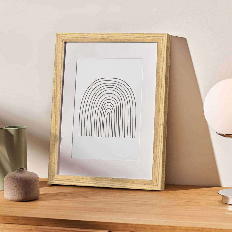 Pakiet 5 szt. ramek FDM 02 kolor dębowy 15x21 cm