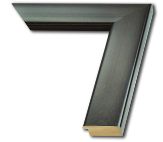 Rama do obrazów, zdjęć, plakatów oraz luster na wymiar LUCA #1297. Nowoczesna dekoracyjna, drewniana oprawa - kolor wenge