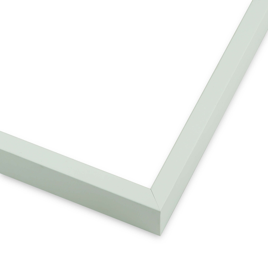 Ramka do obrazów, zdjęć oraz plakatów na wymiar LUCA #2451. Nowoczesna matowa, drewniana oprawa - panel, kolor biały