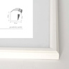 Galeria ścienna PRESTO 1 GF0001. Zestaw białych ramek na ścianę