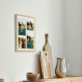 Foto galeria 24x30 cm na 4 zdjęcia o wymiarach 10x15 cm 10x10 cm kolor dębowy