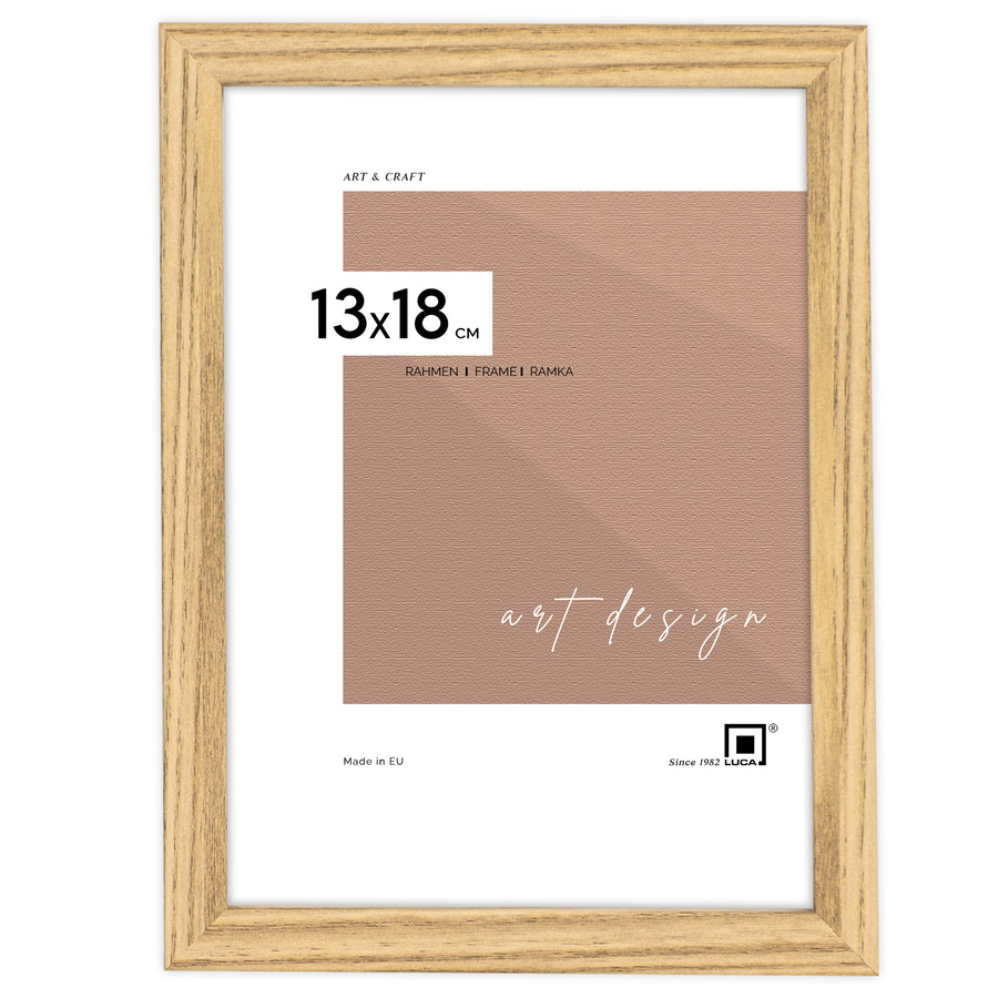 Zestaw 5 brązowych ramek na zdjęcia FDM 02 w rozmiarze 13x18 cm