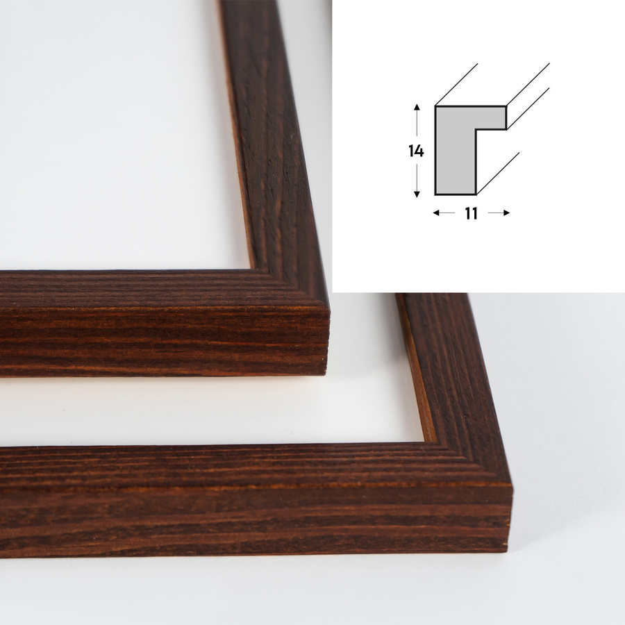 Pakiet ramek drewnianych 5 szt. PINIA 3 5SZT 15x21 cm