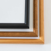 Ramka drewniana PRESTO 1854, cienka, szlachetna fotoramka na zdjęcia, plakaty lub rysunki - kolor czarny
