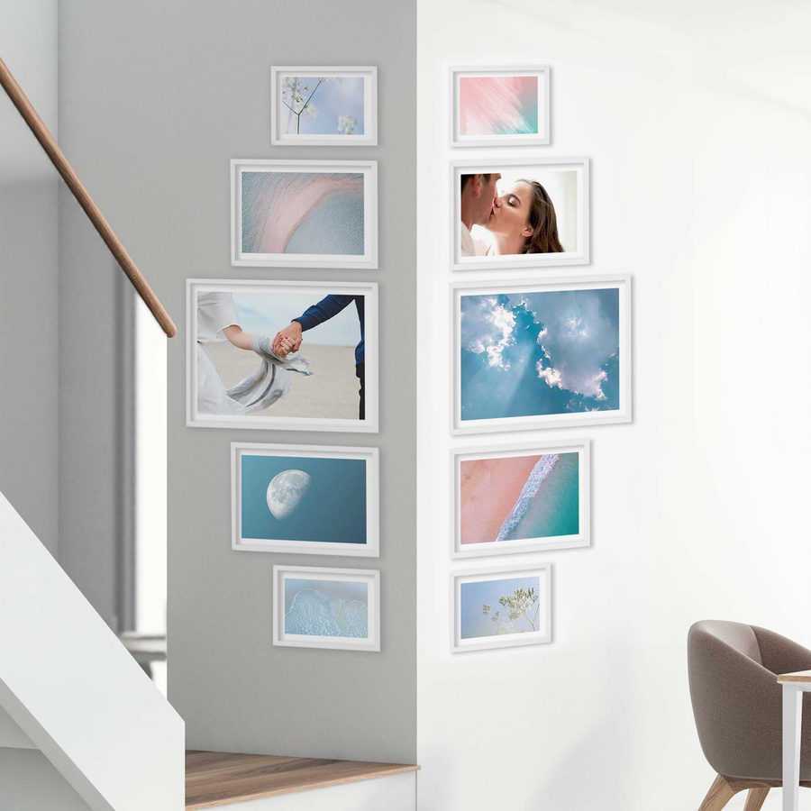 Zestaw ramek PINIA 1 GF0040 - galeria ramek na 10 zdjęć