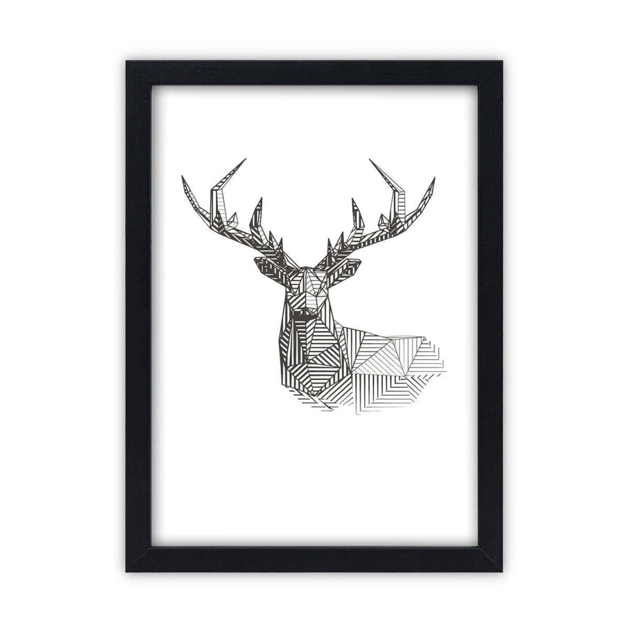 Galeria ścienna PINIA 2 GF0002. Zestaw czarnych ramek na ścianę