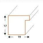 Ramka drewniana na zdjęcia MULTI A 0 15x21x2 15x21