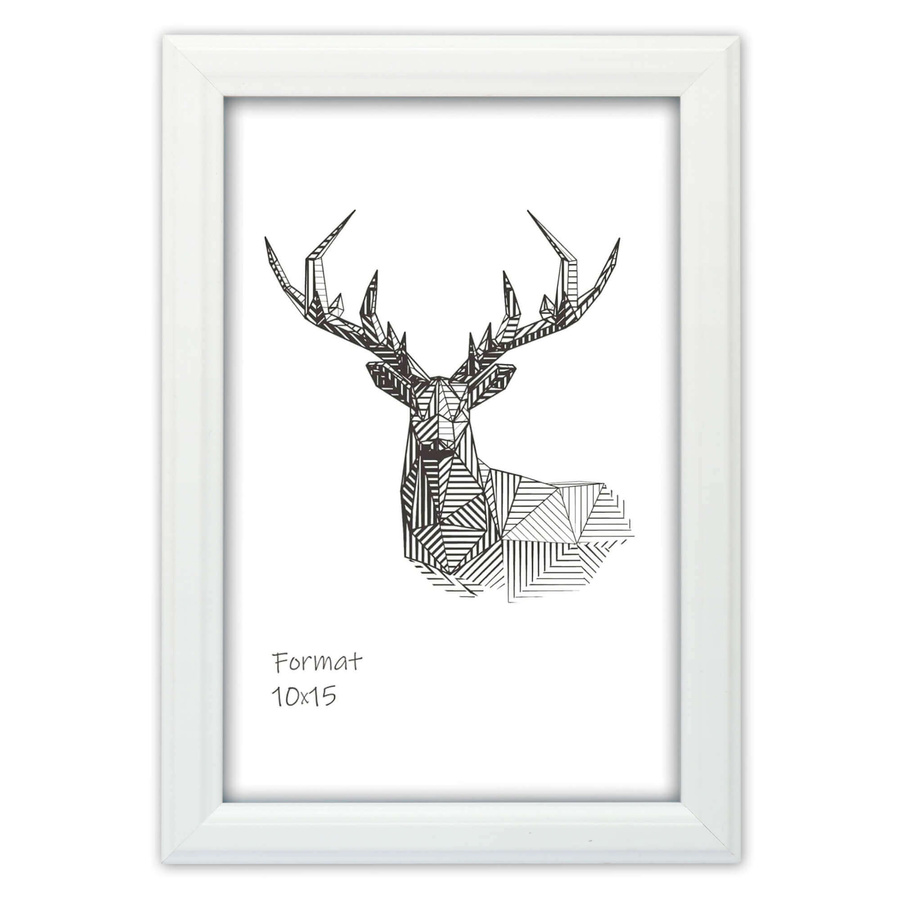 Zestaw białych ramek galeria 1 GF10 2x10x15 2x15x21 1x21x30 1x30x40