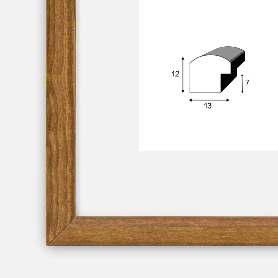 Zestaw dębowych ramek galeria HIT 33 GF0003