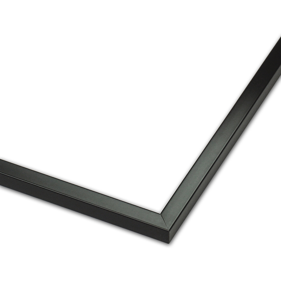 Ramka na zdjęcia, rysunki, plakaty na wymiar LUCA #1046. Prosta, nowoczesna drewniana oprawa - kolor czarny