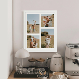 Foto galeria biała 24x30 cm na 4 zdjęcia o wymiarach 10x15 cm 10x10 cm