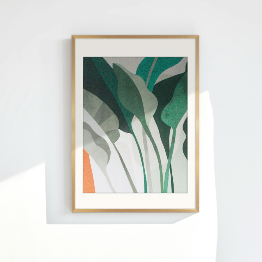 Ramka z passe partout na zdjęcia w rozmiarze 70x100 cm z okienkiem passe partout 60x80 cm