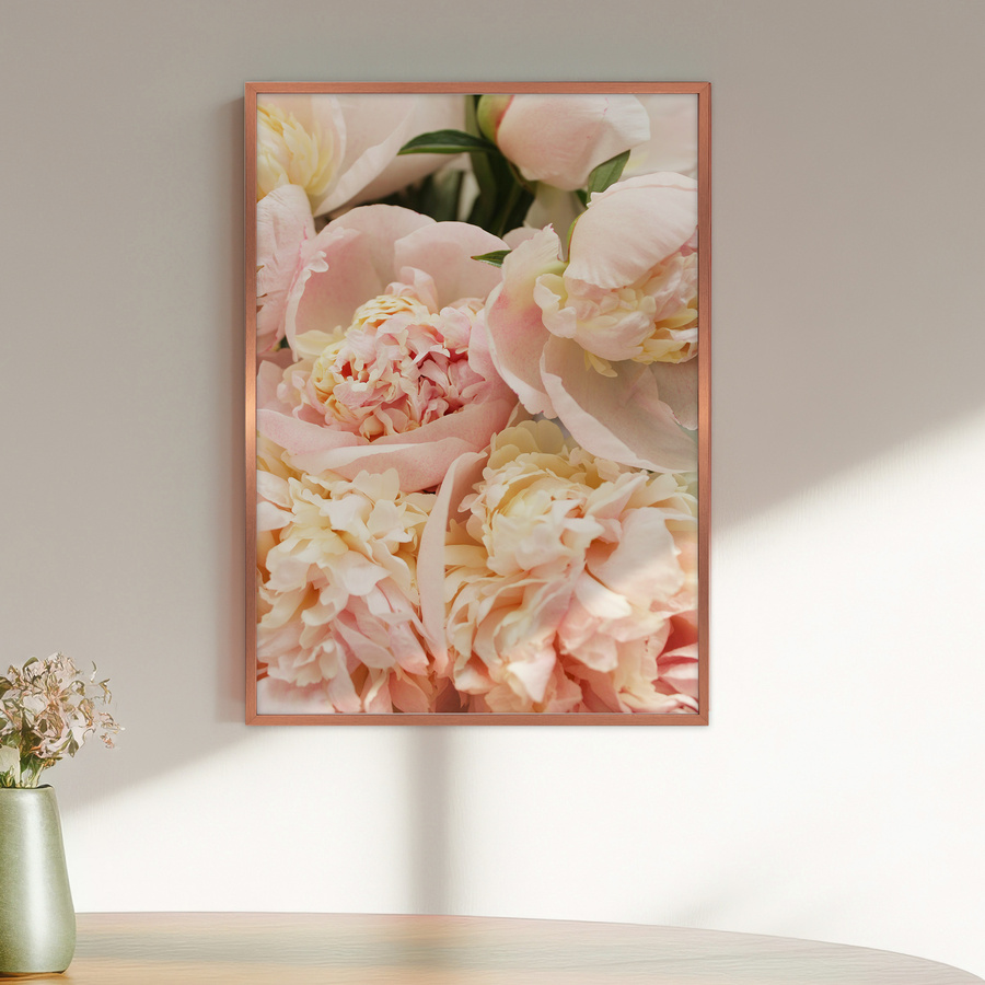 Miedziana ramka na zdjęcia 50x70 cm 3 sztuki zestaw ramek