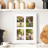 Foto galeria 30x40 cm na 4 zdjęcia o wymiarach 10x15 cm biała