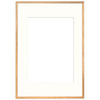 Naturalna ramka z passe partout na zdjęcia w rozmiarze 70x100 cm z passe partout 50x70cm