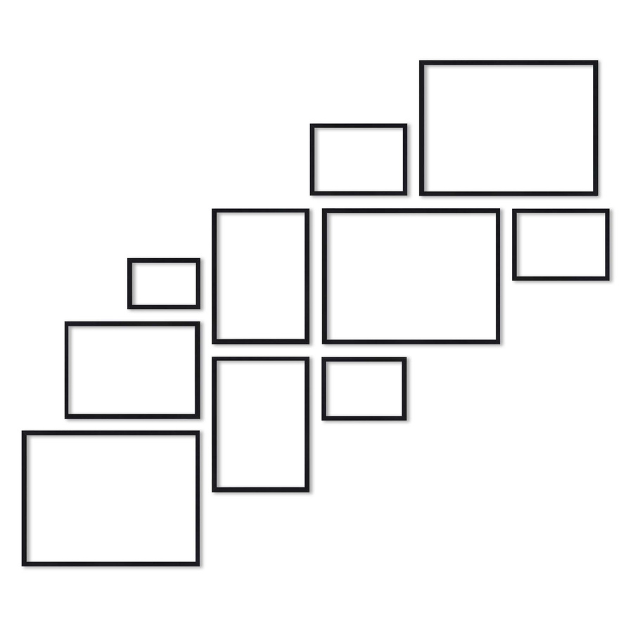 Zestaw ramek PINIA 2 GF0033 R - galeria ramek na 10 zdjęć