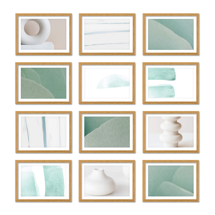 Zestaw ramek PINIA 00 GF0019 - galeria ramek na 12 zdjęć