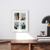 Foto galeria 30x40 cm na 4 zdjęcia o wymiarach 10x15 cm biała