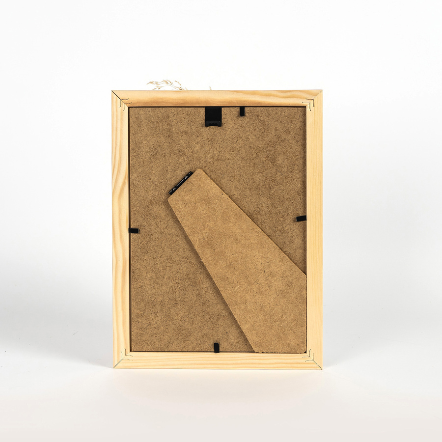 Ramka z drewna surowego na zdjęcia RAW 15x21 cm