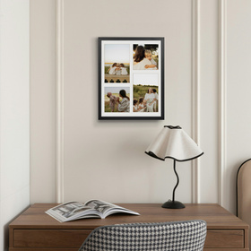 Foto galeria czarna 24x30 cm na 4 zdjęcia o wymiarach 10x15 cm 10x10 cm