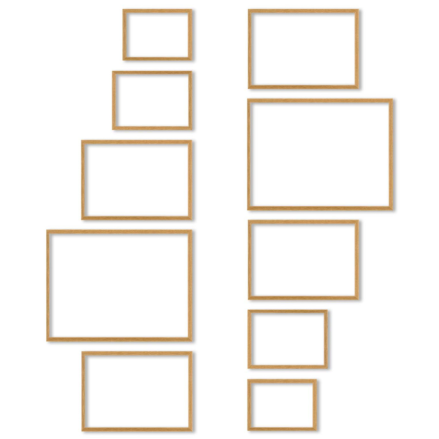 Zestaw ramek PINIA 00 GF0039 - galeria ramek na 10 zdjęć