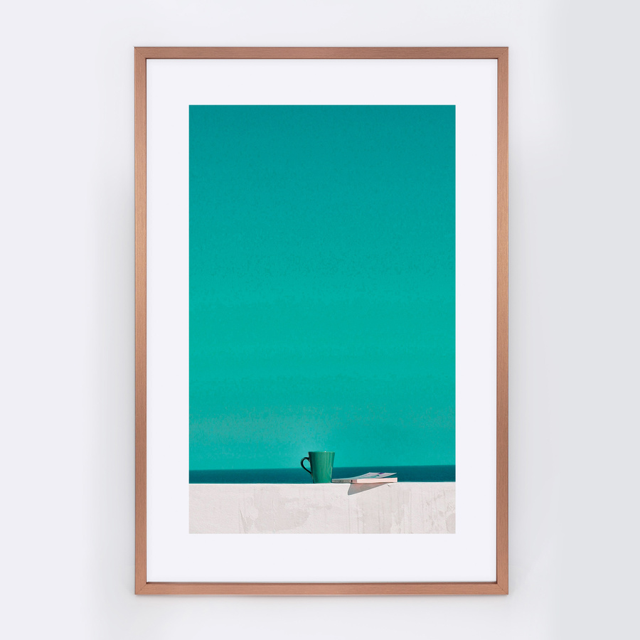 Miedziana ramka na zdjęcia LUX M w rozmiarze 40x60 cm