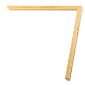 Rama do obrazów, zdjęć oraz plakatów na wymiar LUCA #2809. Płaska nowoczesna, drewniana oprawa - kolor jasne drewno
